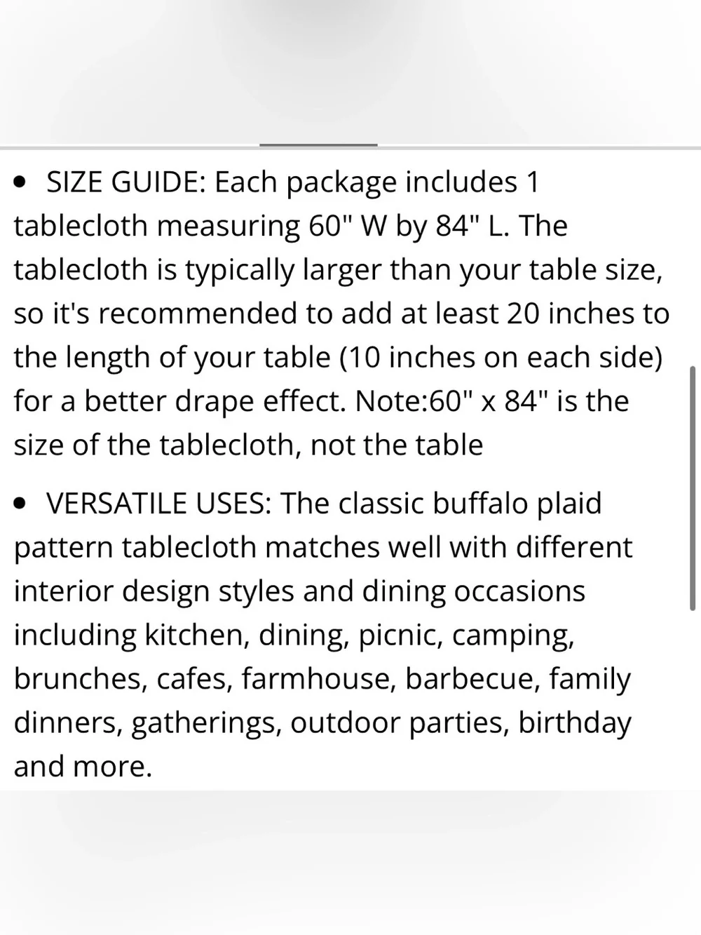 Gingham Tablecloth Wrinkle-Resistant Rectangular 60x84”SAGE GREEN